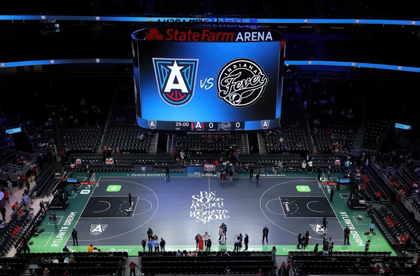 Atlanta Dream and Cash App partnership on the basketball court