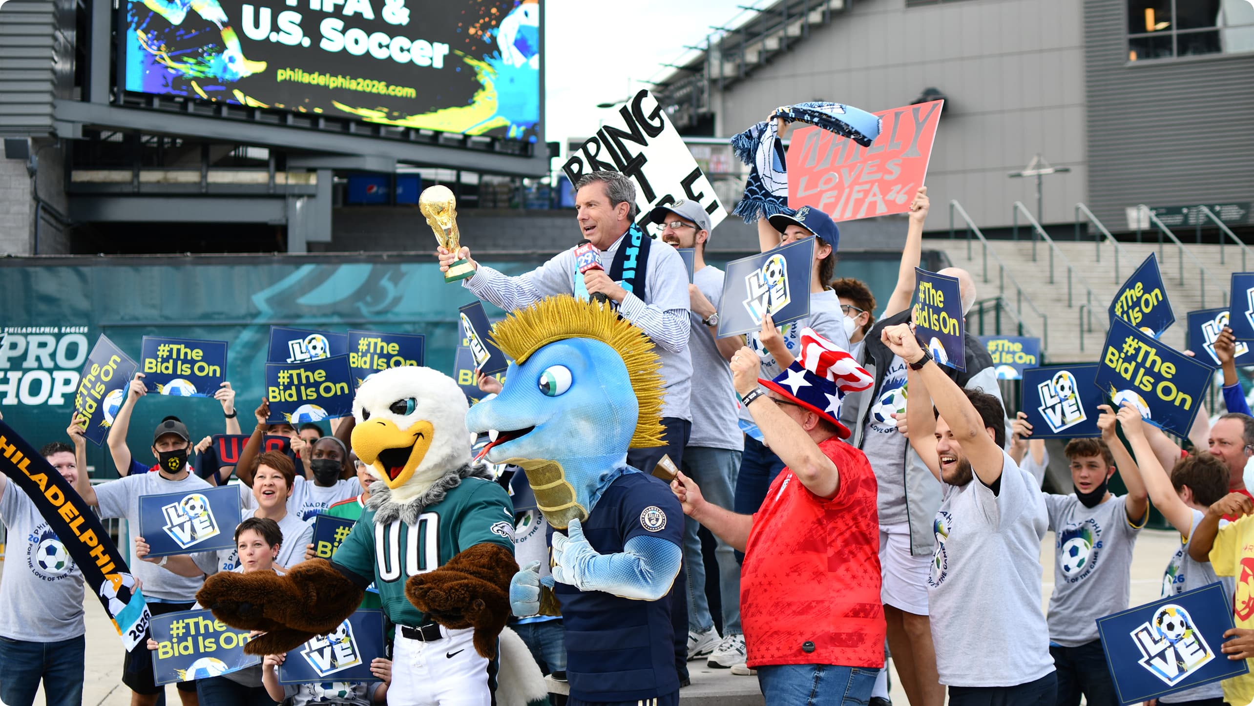 The Bid is On: We orchestrated Philadelphia's welcome party for FIFA committee