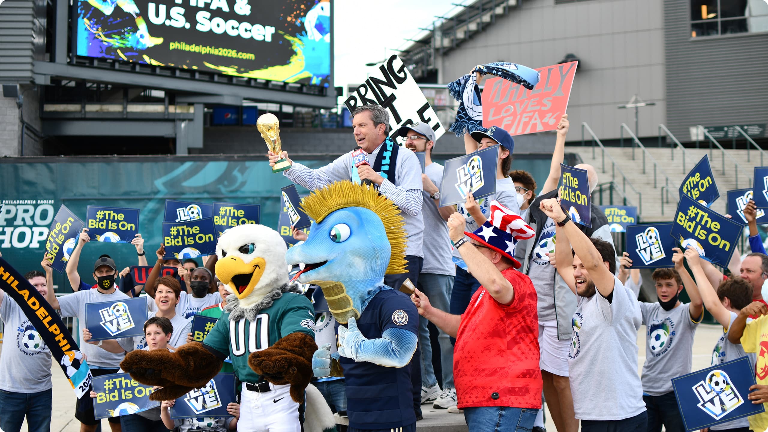 The Bid is On: We orchestrated Philadelphia's welcome party for FIFA committee