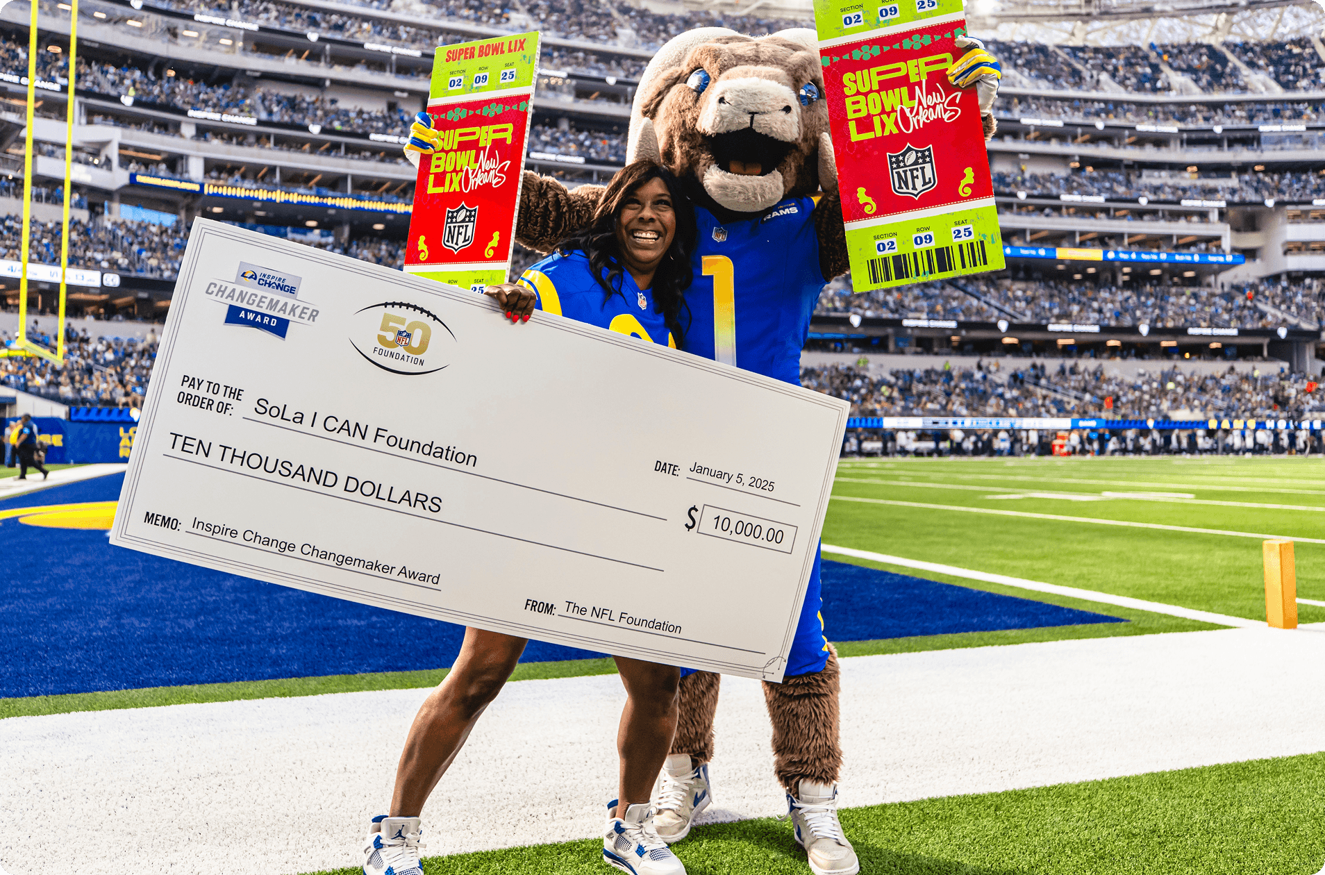 Supporting the League's Social Responsibility Cause